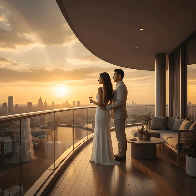 Representative balcony imagery on The Icon developer website