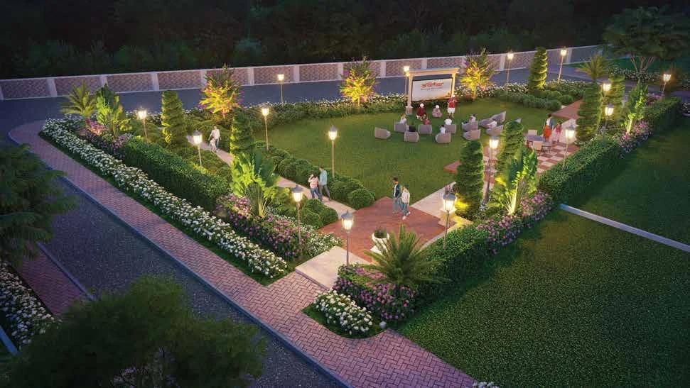 Developer’s visualisation of open-air theatre at The Sarayu