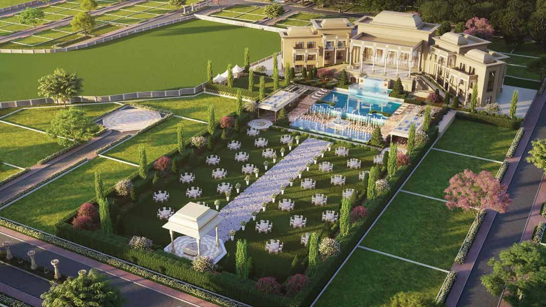 Developer’s visualisation of clubhouse pavilion at The Sarayu